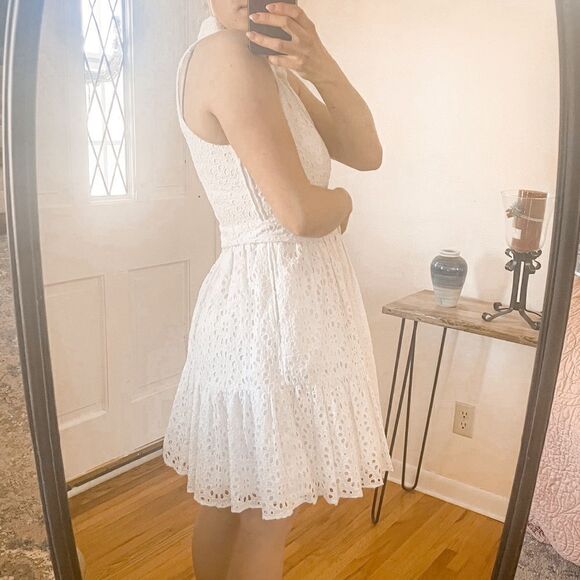 Lilly Pulitzer Trisha Eyelet Shirtdress Resort White 4 - Picture 3 of 10